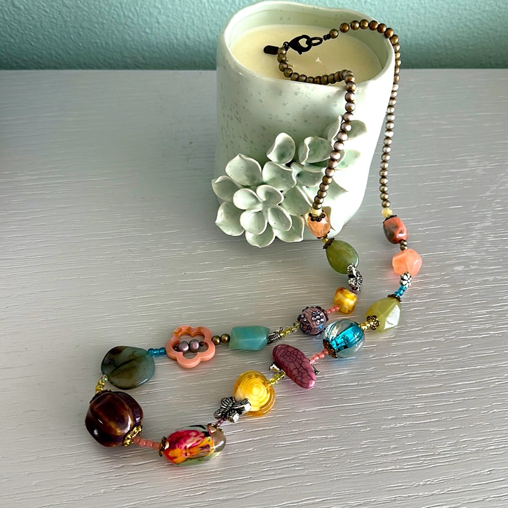 Treska artful beaded necklace
